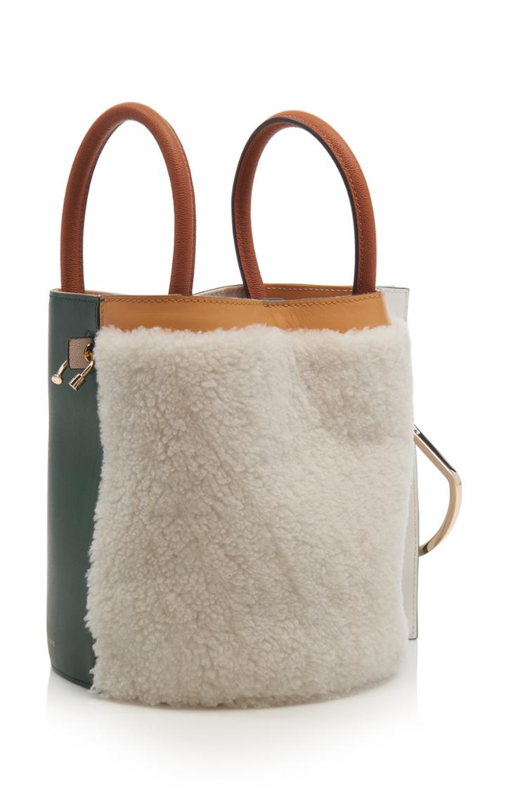 Danse Lente Shearling Bobbi Bucket Bag