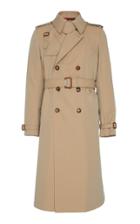 Alexander Mcqueen Harness-detailed Cotton-gabardine Trench Coat