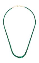 Moda Operandi Azlee Rich Emerald Bead Necklace