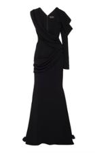 Christian Siriano Draped One Sleeve Gown