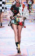 Moda Operandi Dolce & Gabbana Pleated Brocade Bubble Shorts
