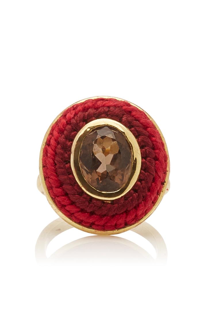 Moda Operandi Maria Frering Dgrad Bordeaux Oval Ring