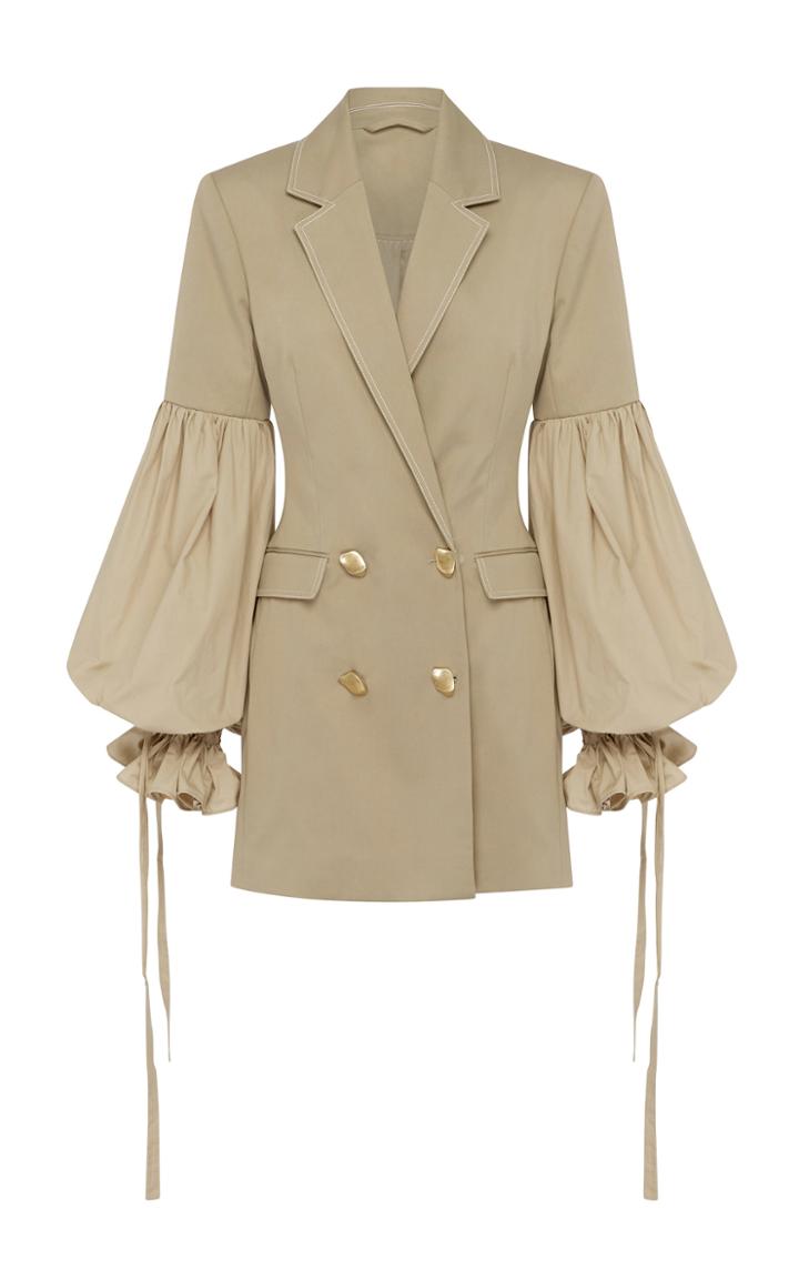 Moda Operandi Aje Consonance Crepe Blazer Dress