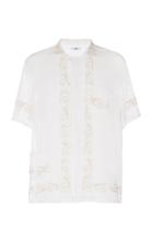 Bode Twine Embroidered Mesh Shirt