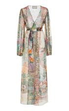 Alexis Shoshana Printed Chiffon Wrap Dress