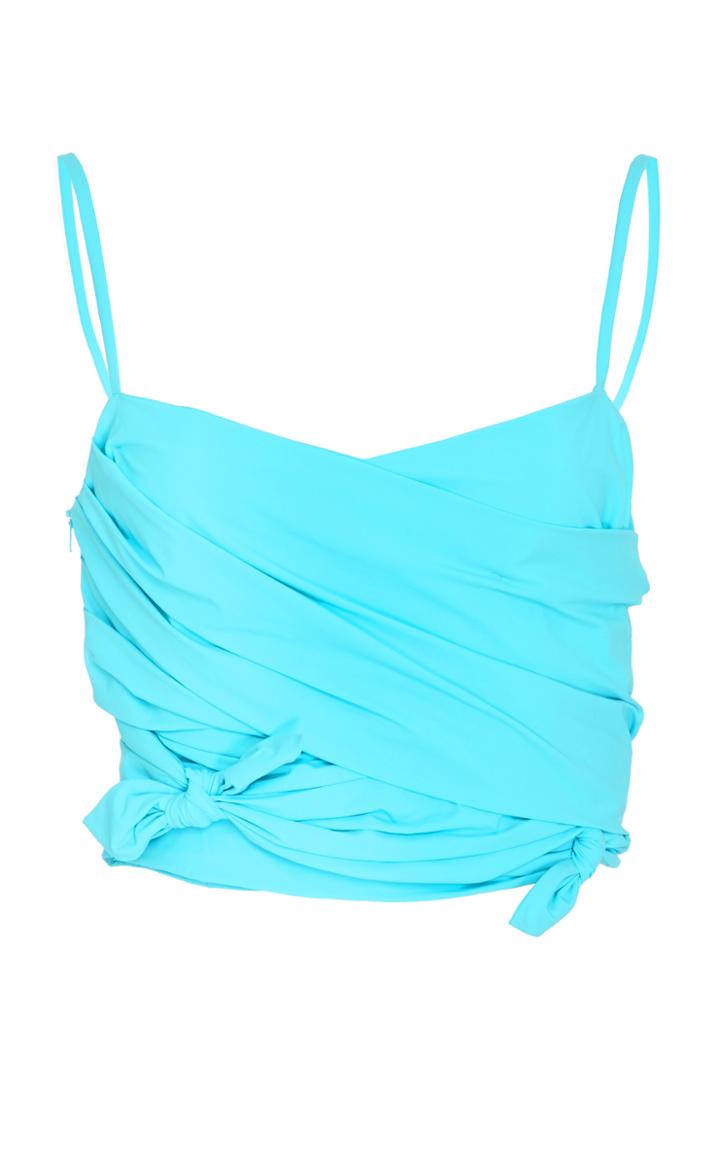 Emilio Pucci Knotted Cropped Top