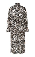Moda Operandi Baum Und Pferdgarten Aeverie Leopard-print Crepe Dress