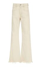 Isabel Marant Elvira Frayed Wide-leg Jeans