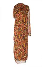 Prabal Gurung Pershwar Single Sleeve Print Dress