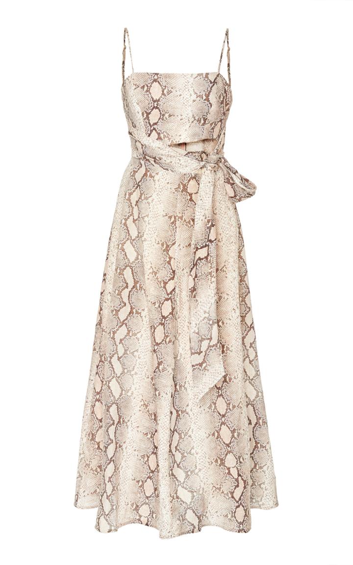 Zimmermann Bellitude Scarf Tie Dress