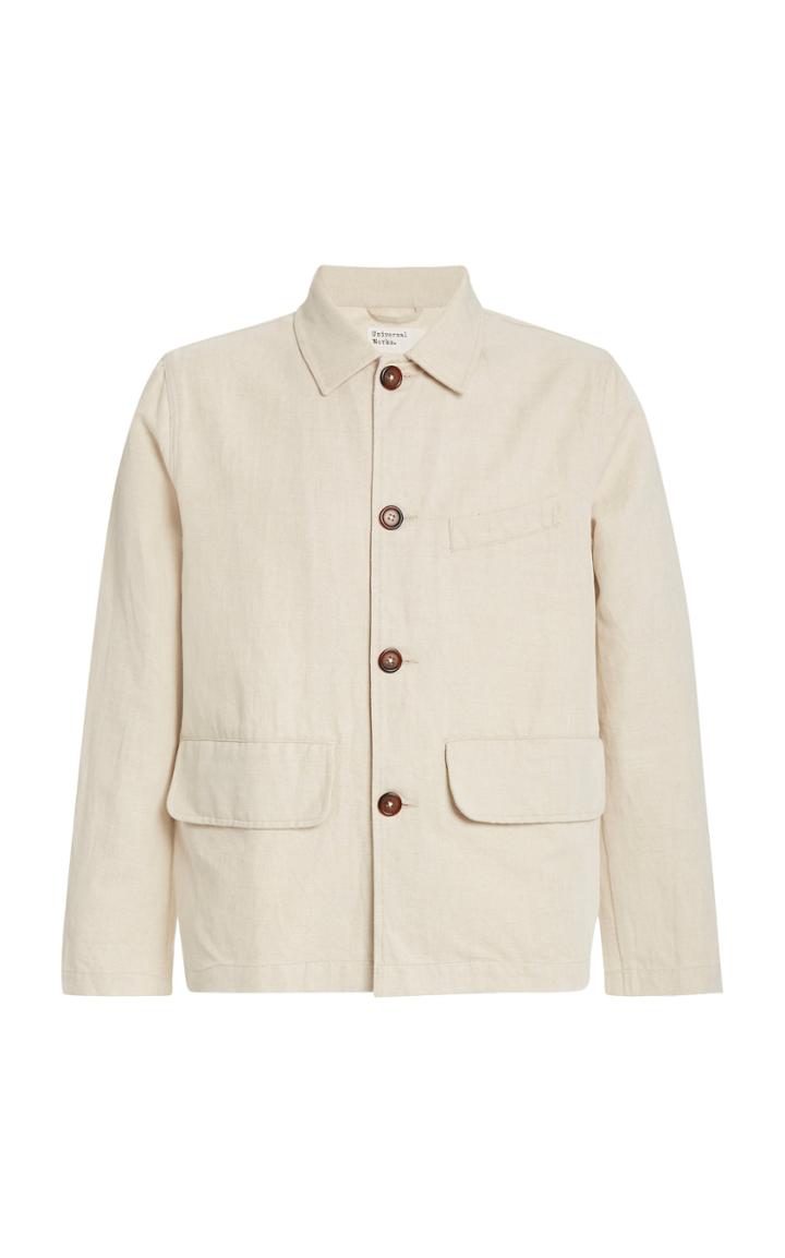 Universal Works Warmus Ii Cotton And Linen Jacket