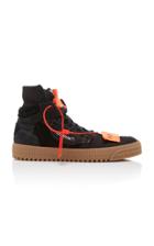 Off-white C/o Virgil Abloh Suede And Canvas High-top Sneakers