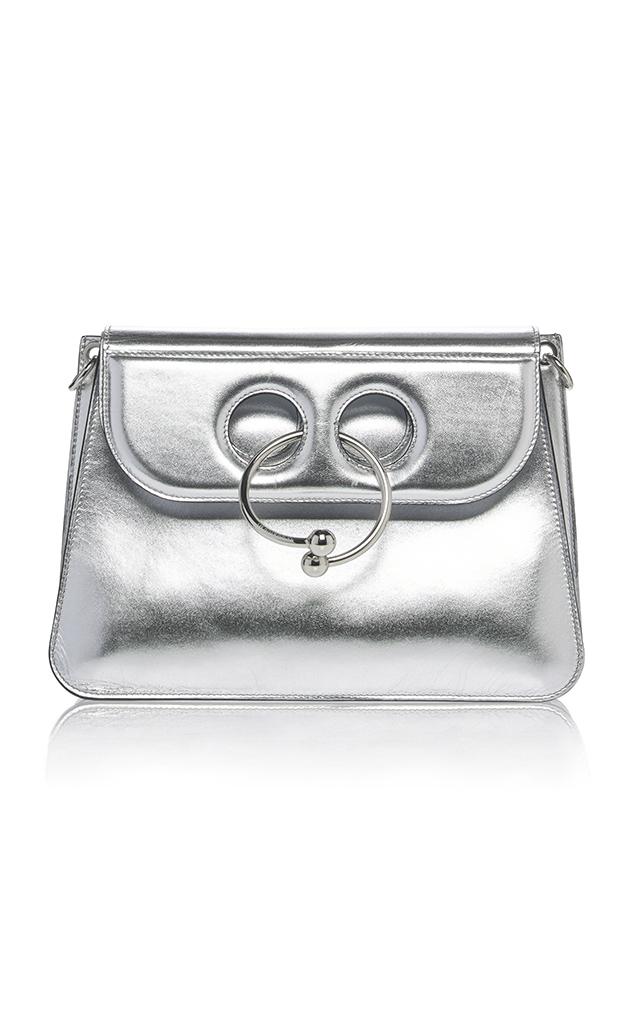 Jw Anderson Pierce Medium Metallic Bag