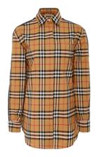 Burberry Saoirse Checked Cotton-poplin Shirt