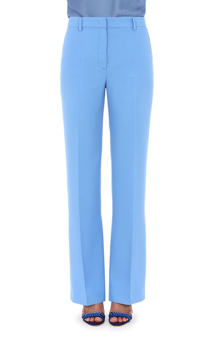 Moda Operandi Alberta Ferretti Enver Crepe Straight-leg Trousers