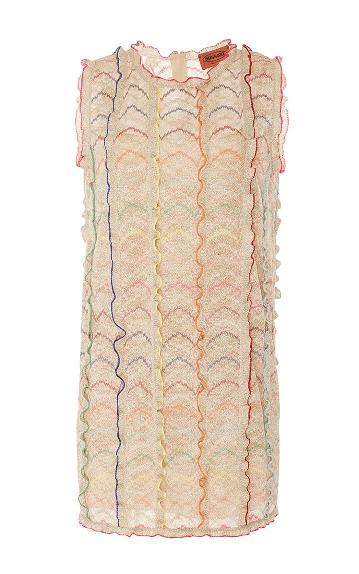 Missoni Multicolor Woven Lam Shift Dress