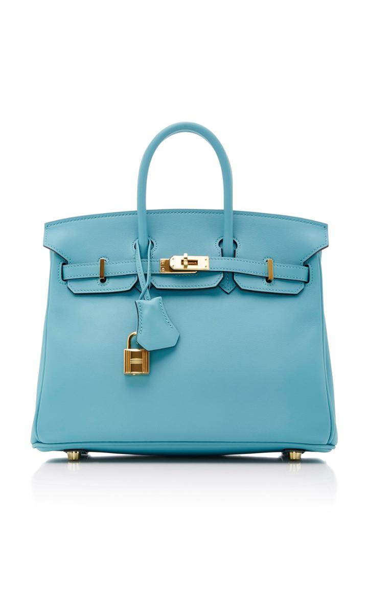 Heritage Auctions Special Collection Hermes 25cm Blue Saint Cyr Swift Leather Birkin