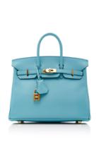 Heritage Auctions Special Collection Hermes 25cm Blue Saint Cyr Swift Leather Birkin