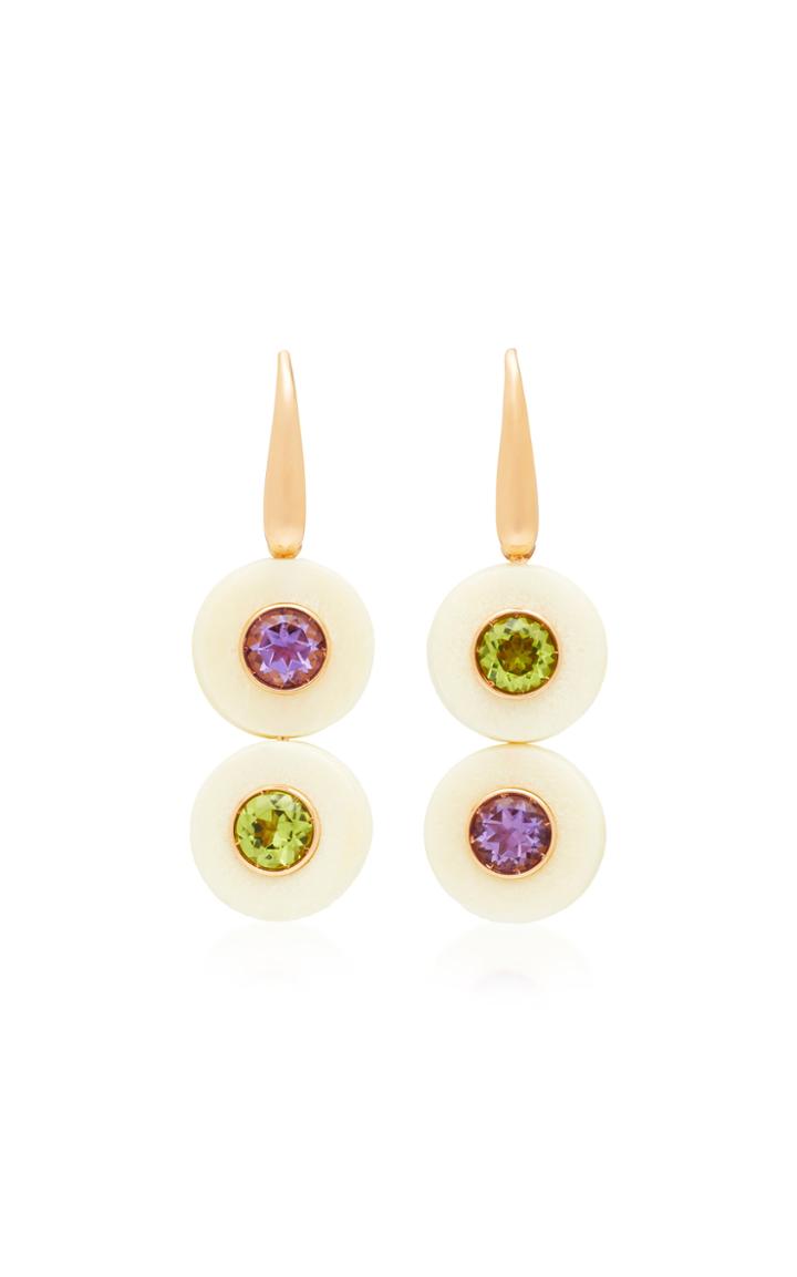 Francesca Villa Eclypse Amethyst And Peridot Earring