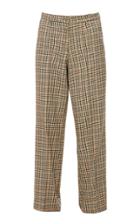 Mach & Mach Wide-leg Check Trousers