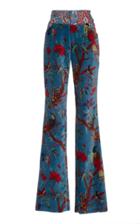 Moda Operandi Alix Of Bohemia Francoise Blue Eyes Velvet Flared Pants