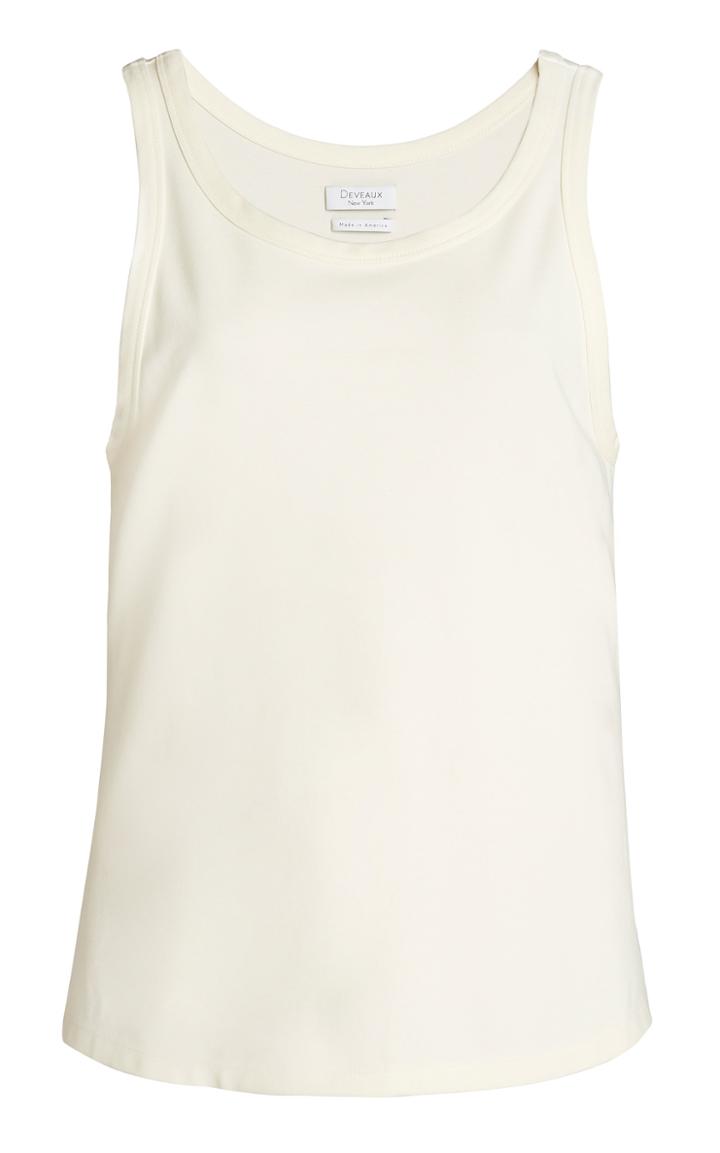 Deveaux Paula Jersey Tank Top