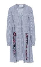 Tanya Taylor Menswear Stripe Mirabelle Dress
