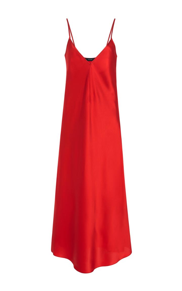 Ellery Cherry Technopriest Silk-satin Dress