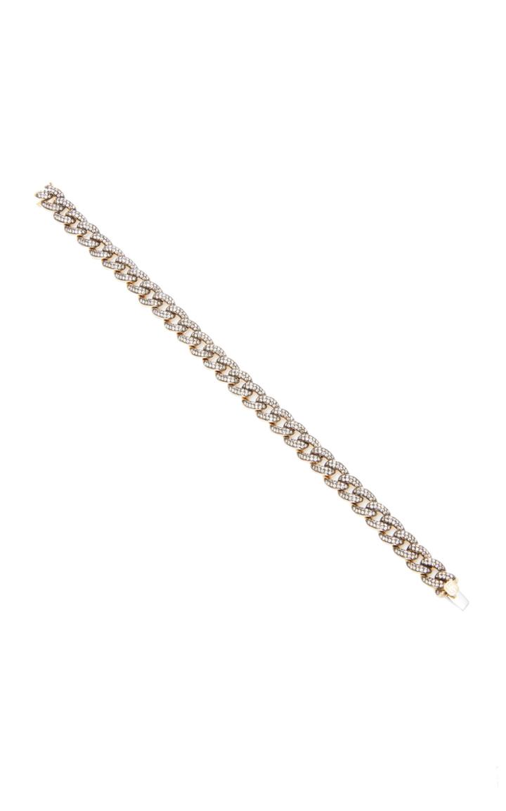 Sydney Evan Brown Diamond Pave Link Bracelet