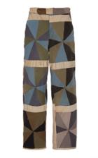 Bode Workwear Patchwork Side-tie Trouser