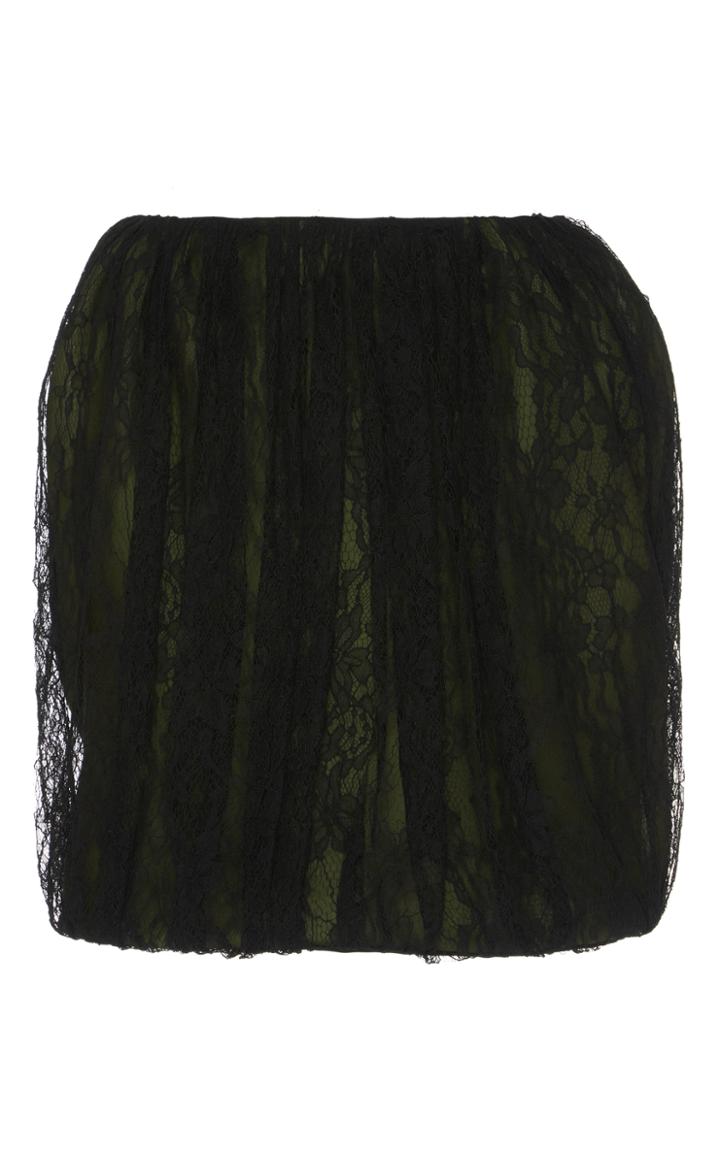 Emilio De La Morena Lace Minid Skirt