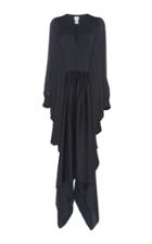 Maison Rabih Kayrouz Charmeuse Long Sleeve Gown