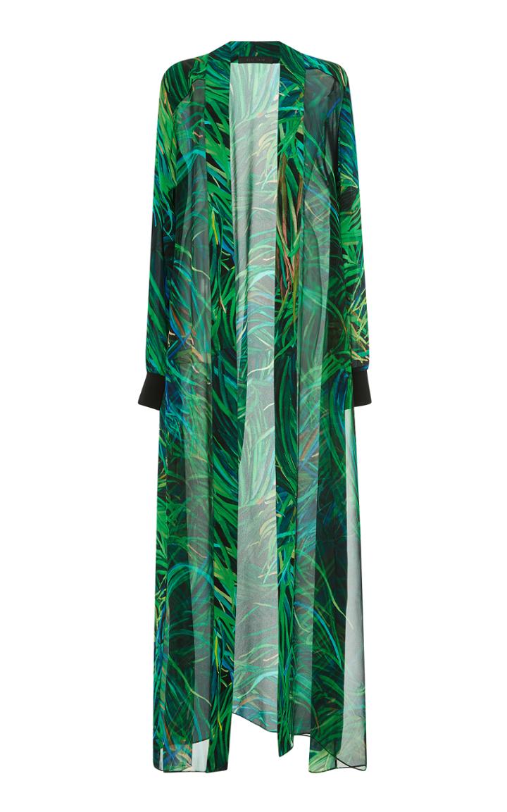 Elie Saab Sheer Printed Tunic