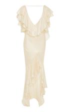 Cult Gaia Isabel Ruffled Tea Dress