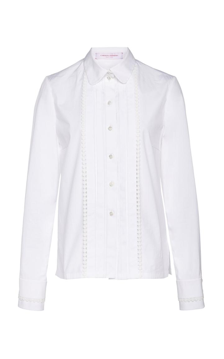 Carolina Herrera Collared Shirt With Trim Detail