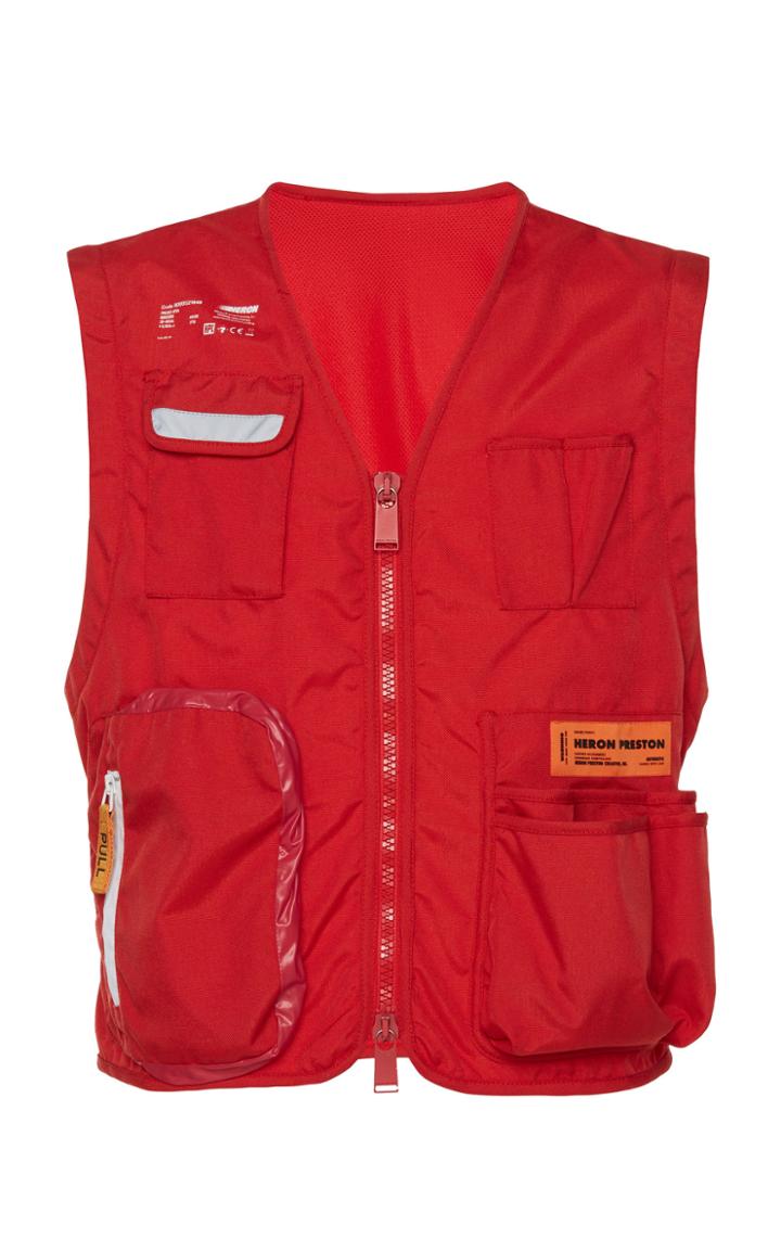 Heron Preston Nylon Tool Vest Jacket