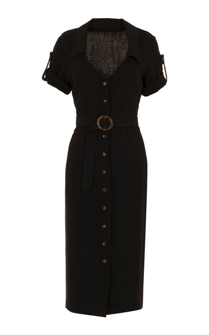 Usisi Daryl Linen Dress Size: Xs