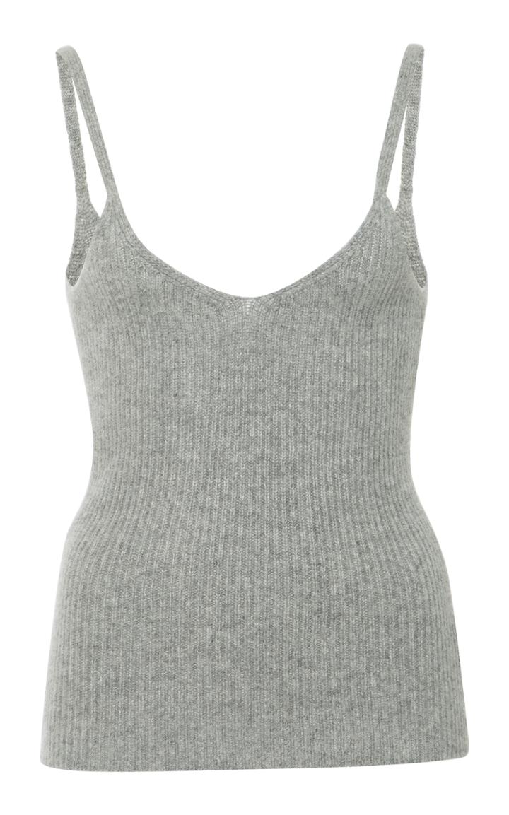 The Elder Statesman M'o Exclusive Ribbed Knit Camisole