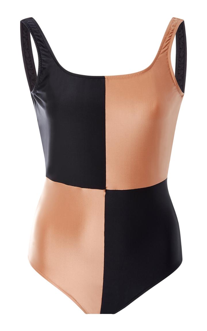 Adriana Degreas Bicolor Basic Swimsuit