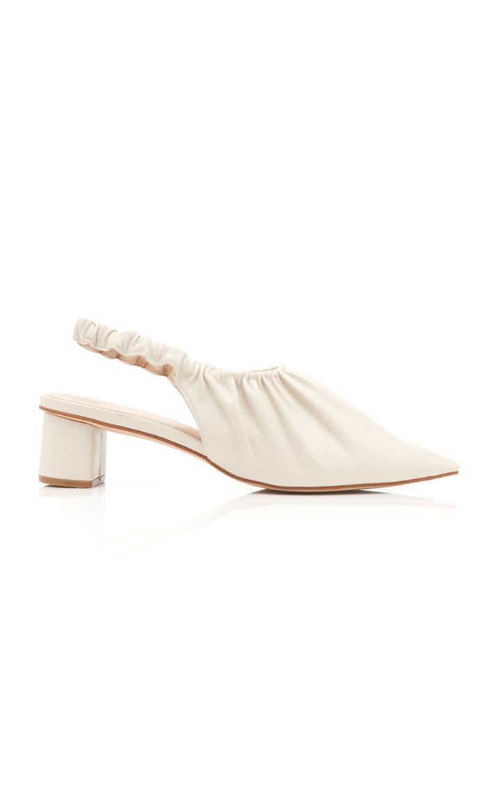 Nanushka Sha Leather Slingbacks