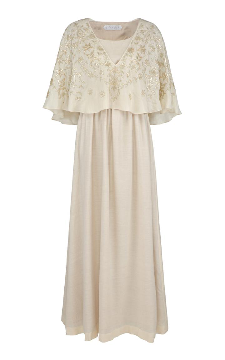 Bthaina Floral Embroidered Caftan