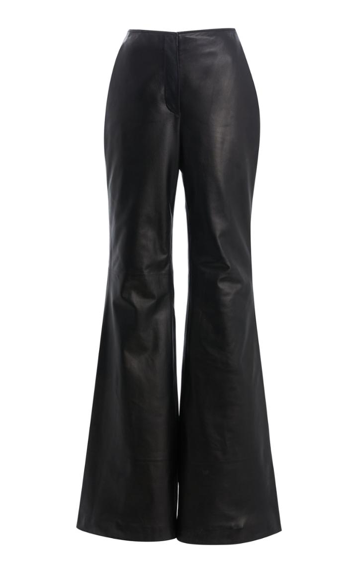 Moda Operandi Gabriela Hearst Harkness Flared Leather Pants