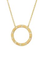 Sethi Couture Dunes Small 18k Yellow-gold And Diamond Circle Necklace