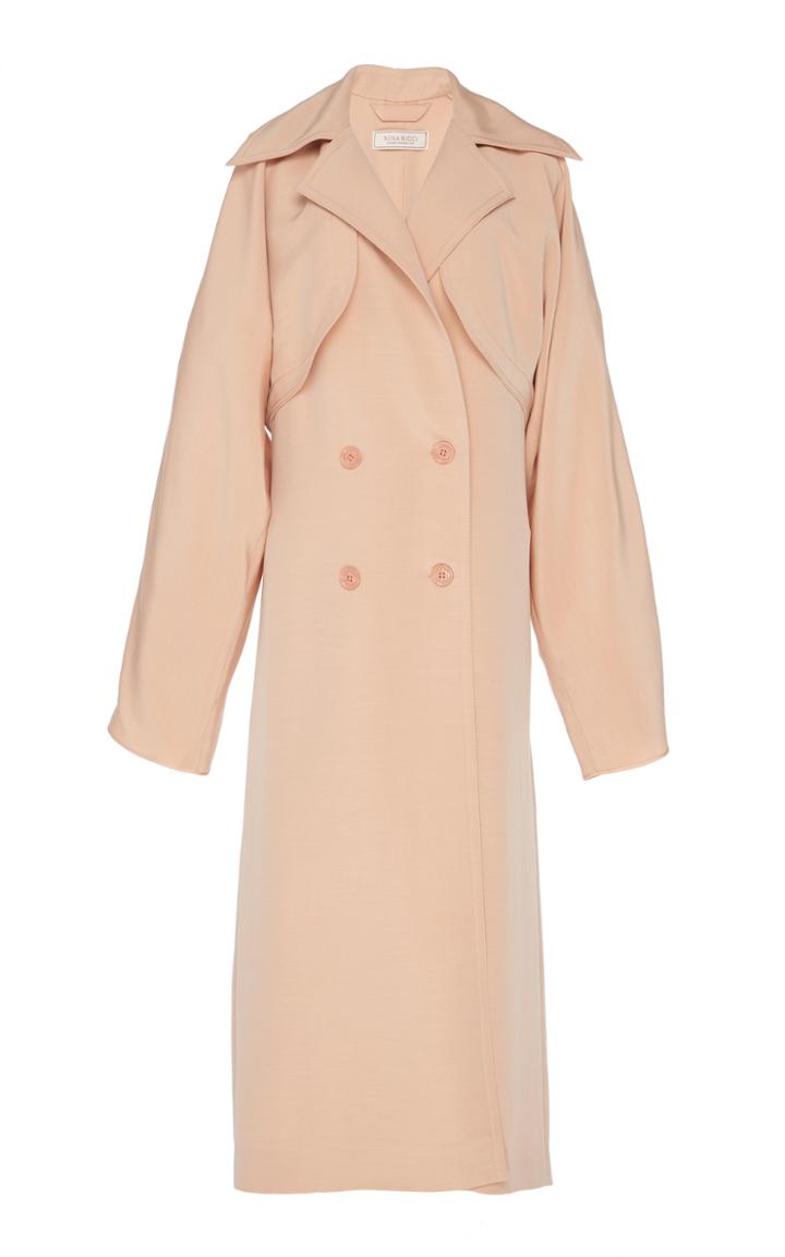 Nina Ricci Fluid Faille Coat