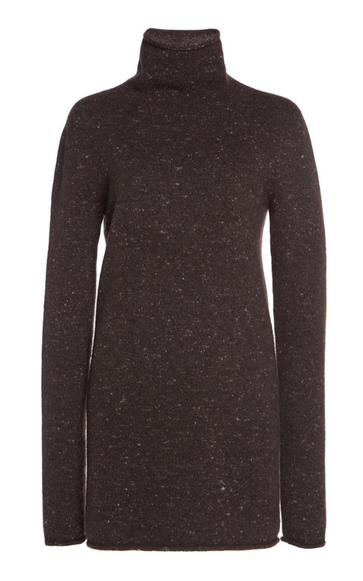 Agnona Melange Wool-blend Turtleneck