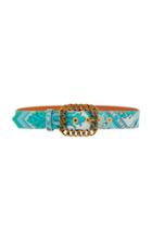 Moda Operandi Etro Printed Chain-embellished Belt