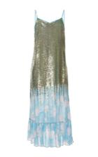 Manoush Sequin Faded Rose Maxi Dress