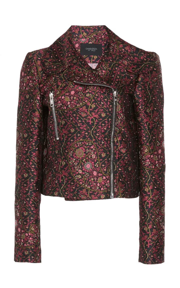 Giambattista Valli Print Motorcycle Jacket