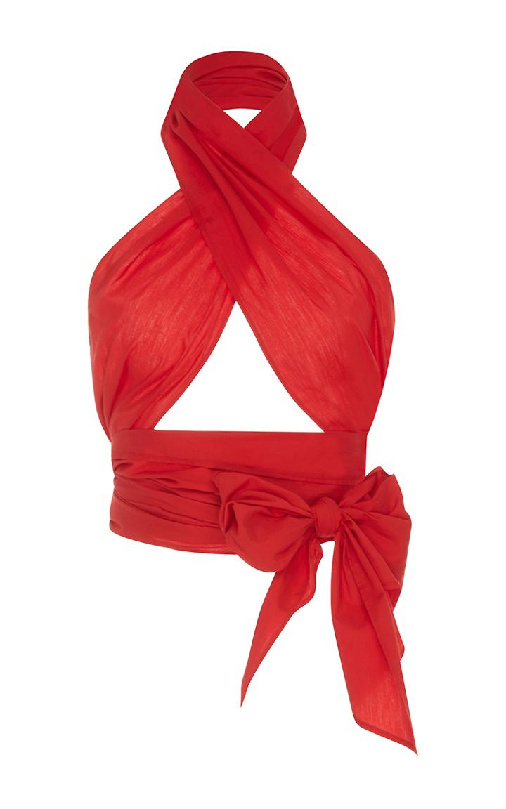 Mds Stripes Red Everything Scarf