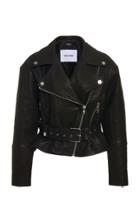 Grlfrnd Denim Charlie Textured-leather Biker Jacket